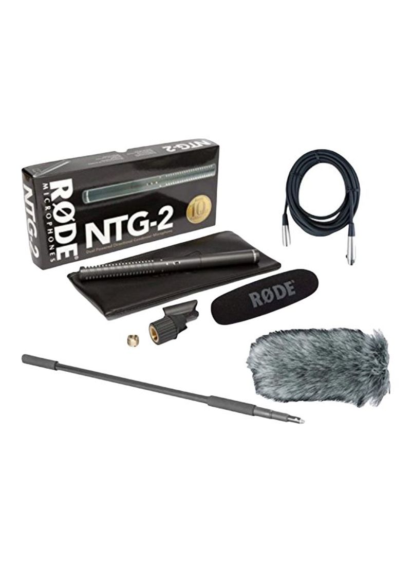 Dual Powered Condenser Microphone NTG2 Black/Grey