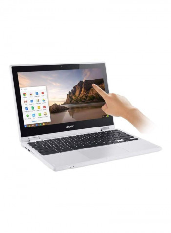 R 11 Chromebook Laptop With 11.6-Inch Display, Celeron Processor/4GB RAM/16 GB eMMC Flash Drive/Intel HD Graphics 400 White