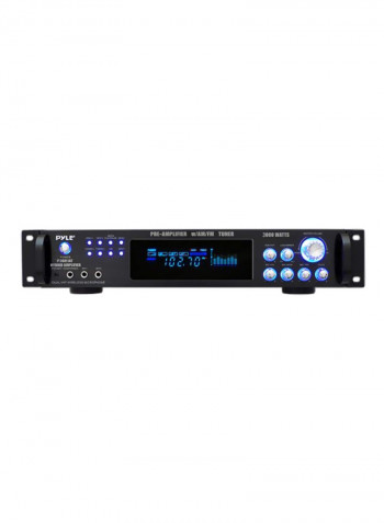 Hybrid Pre Amplifier With AM/FM Tuner P3001AT Black