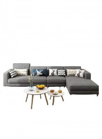 Modern Design L-Shape Sofa Grey