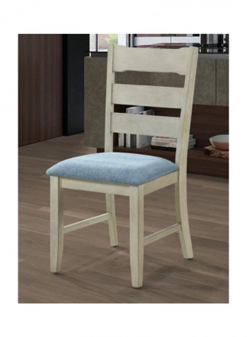 6-Seater Dining Set Grey 160 x 76cm
