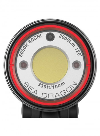 Sea Dragon  Auto UW Photo Video Light For Head Black