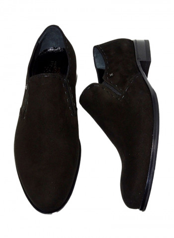 Men's Stitch Detail Formal Shoes Black