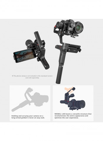 3-Axis Handheld Gimbal Stabilizer Black