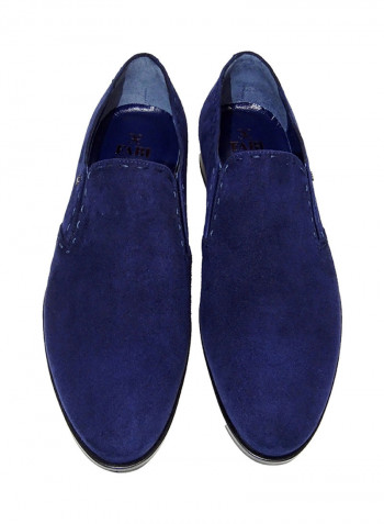 Men's Stitch Detail Formal Shoes Navy
