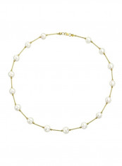 14K Gold Freshwater Cultured Pearl Bar Necklace reviews 14K Gold Freshwater Cultured Pearl Bar Necklace