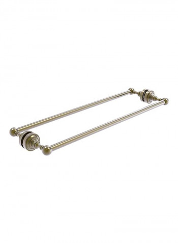 Dottingham Collection Shower Door Towel Bar Gold 24inch