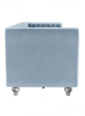 Catriona 3 Seater Fabric Sofa Light Blue