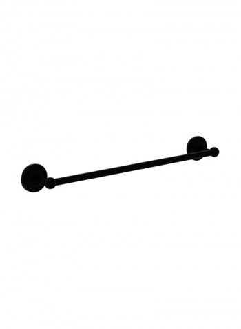 Prestige Regal Collection Brass Towel Bar Black 24inch