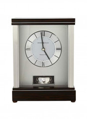 Gardner Analog Clock Silver/Black 11.75x8.5x5.75inch