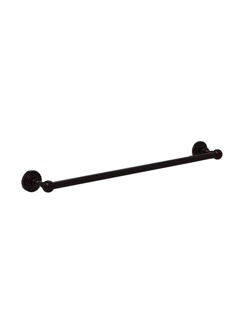 Waverly Place Collection Shower Door Towel Bar Black 24inch