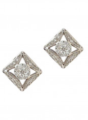 18K Gold Diamond Studded Earrings reviews 18K Gold Diamond Studded Earrings