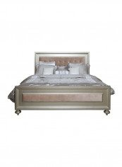 Boston King Bed Gold/Silver 200 x 200cm reviews Boston King Bed Gold/Silver 200 x 200cm