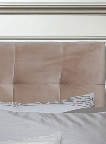 Boston King Bed Gold/Silver 200 x 200cm
