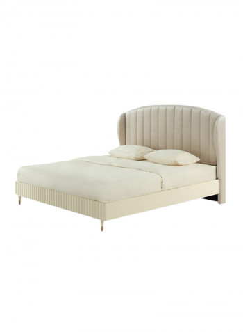 Clara Super King Bed Cream