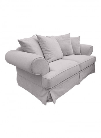 Perfume 2-Seater Sofa Beige 196x98x95centimeter