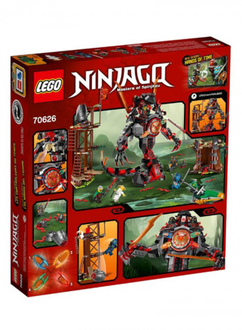 704-Piece Ninjago Dawn Of Iron Doom Building Set 70626