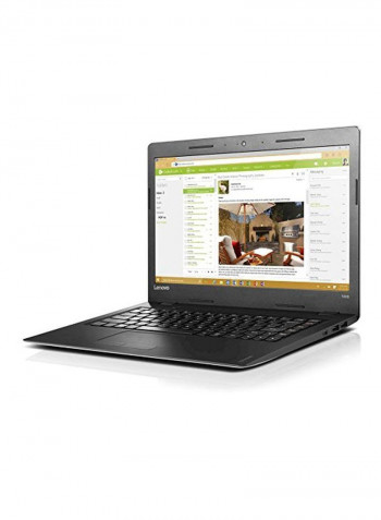 IdeaPad 100S Laptop With 14-Inch Display, Celeron N3050 Processor/2GB RAM/64GB eMMC Flash Drive/Integrated Graphics Silver