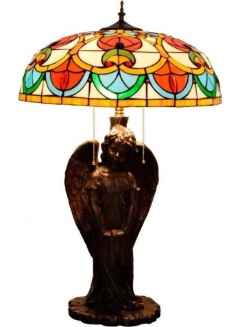 Glass Mosaic Lampshade Table Lamp Multicolour 126 x 92 x 65centimeter