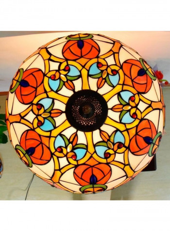 Glass Mosaic Lampshade Table Lamp Multicolour 126 x 92 x 65centimeter