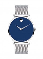 Men's Museum Blue Dial 40mm Swiss Quartz Watch 0607349