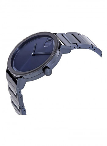Men's Blue Dial 40mm Swiss Quartz Watch 3600510