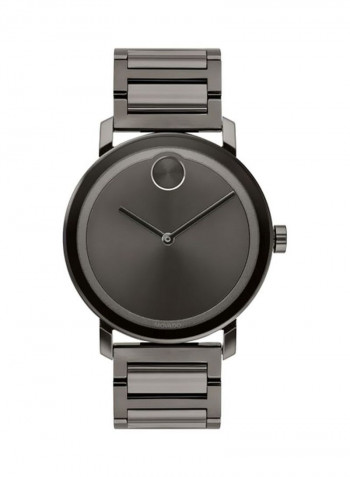 Men's Grey Dial 40mm Swiss Quartz Watch 3600509