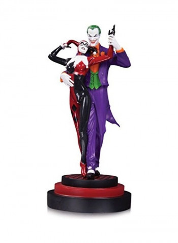Batman Harley Quinn The Joker And Harley Quinn Second Edition Statue 16x8x8inch