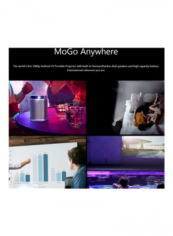 Mogo Pro 3D Projector B08145121K White