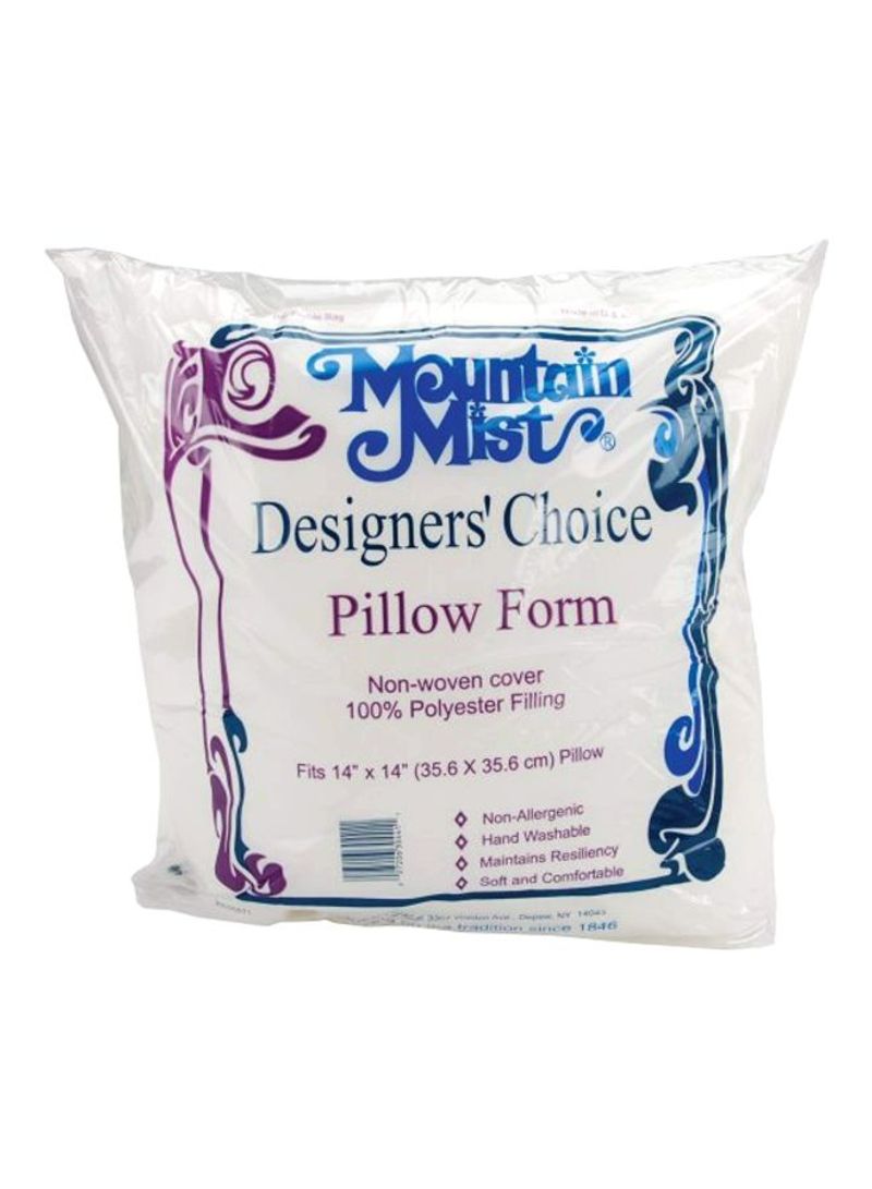 Designer's Choice Pillowform Polyester White 14x14inch