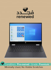 Renewed - Pavilion X360 14m-Dw0013DX (2020) Laptop With 14-Inch Touchscreen Display, Intel Core i3 Processor/10th Gen/8GB RAM/128GB SSD/Intel UHD Graphics Silver