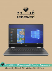 Renewed - Pavilion X360 14-dh1013ne (2020) Laptop With 14-Inch Display, Intel Core i3 Processor/10th Gen/8GB RAM/512GB SSD/8GB Intel UHD Graphics Silver