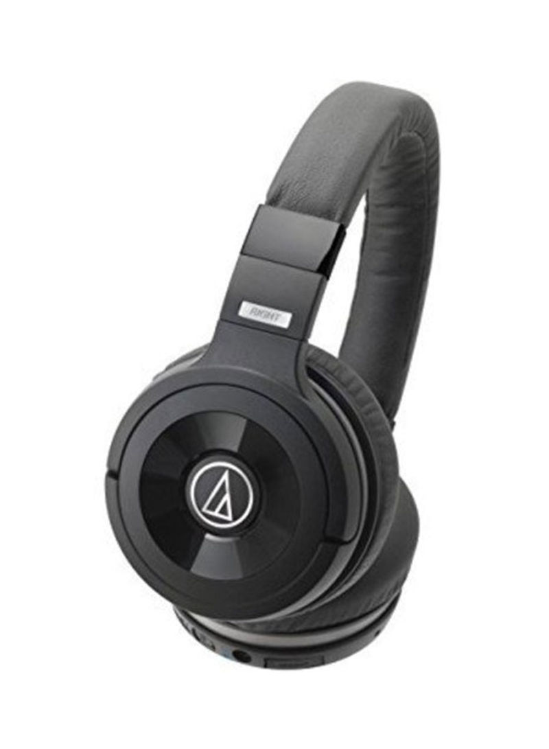 Solid Bass Bluetooth Wireless Over-Ear Headphones Black