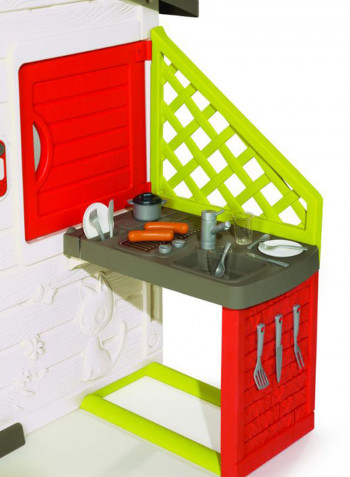 Anti UV Outdoor Friendly Playhouse With Kitchen