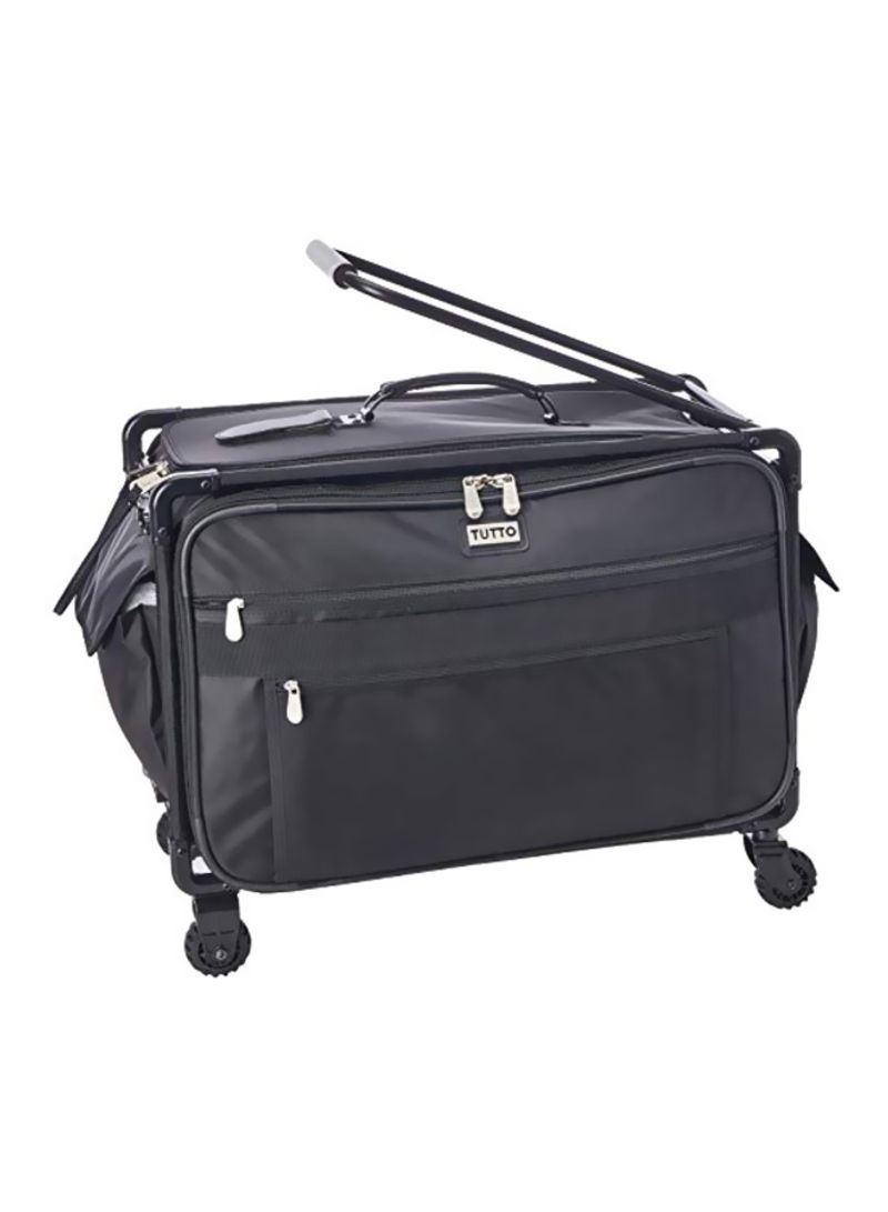 Collapsible Sewing Machine Case Black 23x14x14.5inch