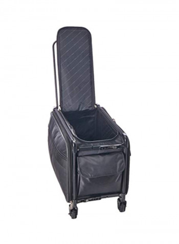 Collapsible Sewing Machine Case Black 23x14x14.5inch