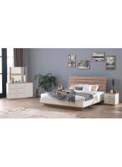 5-Piece Moonlight King Bedroom Set Beige 180x200cm