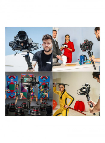 Crane 2S Combo Professional 3-Axis Handheld Gimbal Stabilizer With TransMount Mini Black