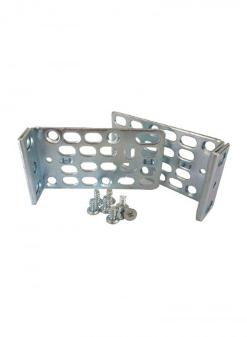 Rack Mount Kit For Network Switch Silver