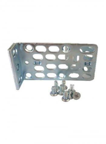 Rack Mount Kit For Network Switch Silver