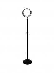 Adjustable Height Floor Standing Mirror Matte Black 10.5x10.5x68inch