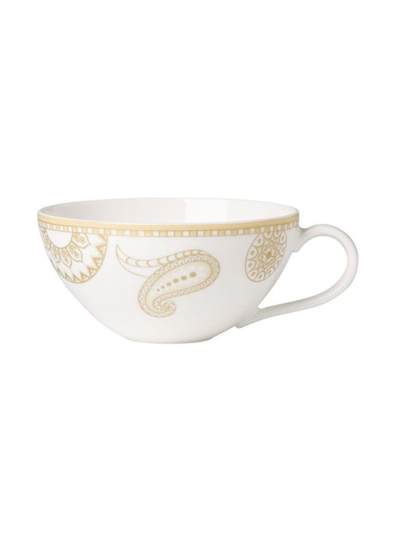 12-Piece Anmut Samarah Tea Cup And Saucer Set White/Gold