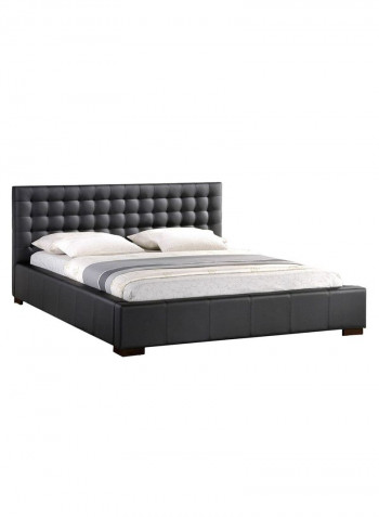 Madison Modern Bed With Mattress Black 160 x 200centimeter