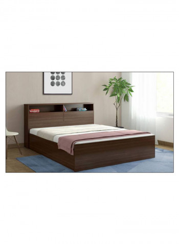 Storage Bed Without Mattress Walnut