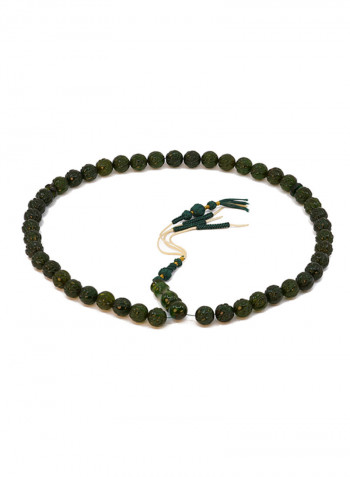 Green Natural Amber Worry Beads Tesbih