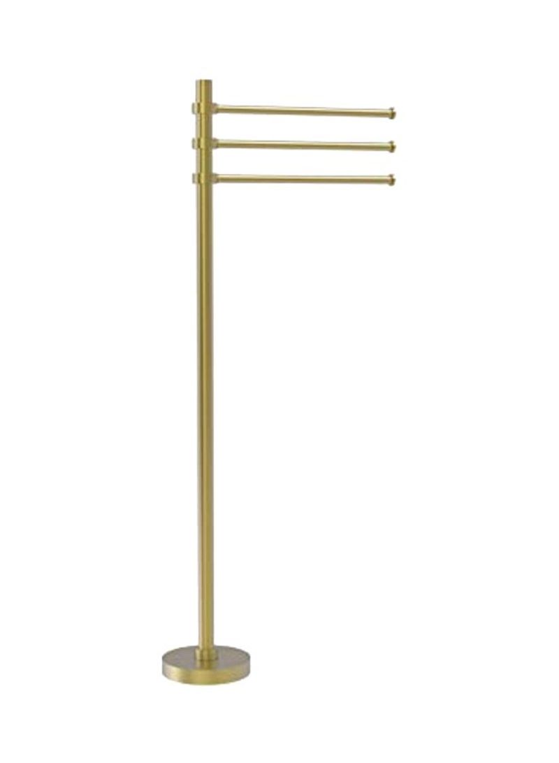 Brass Towel Stand Gold 12inch