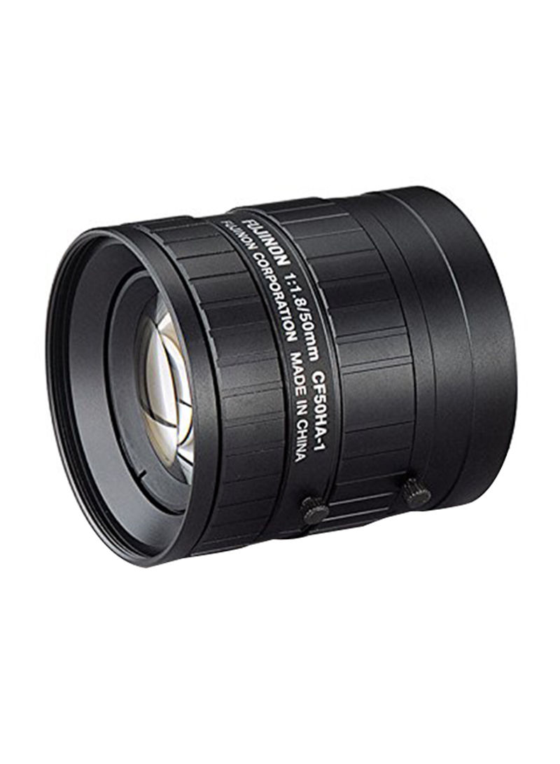 CF50HA-1 50mm f/1.8 Industrial Lens For Fujinon Camera Black