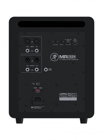 Powered Studio Subwoofer Black MRS10