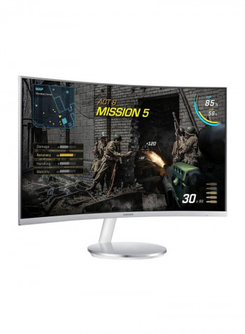 27-Inch Full HD Monitor 27inch White/Silver