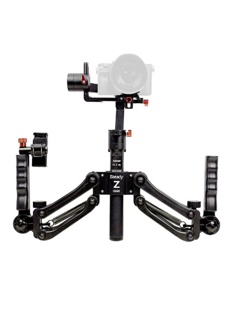 3-Axis Anti-Shake Low Angle Handheld Camera Stabilizer Gimbal Black/White